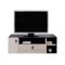 Meuble TV Omaha H109 (Noir + Chêne + Beige)