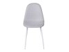 Cadeira Dallas 201 (Cinzento claro + Branco)