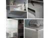 Schlafzimmer-Set Providence F121 (Eichenholzoptik gebleicht + Graphit glänzend)