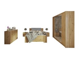 Schlafzimmer-Set Providence G115 (Artisan Eichenholzoptik + Soft Pik 029)