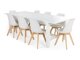 Set sala da pranzo Scandinavian Choice 816 (Bianco)