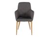 Καρέκλα Dallas 158 (Σκούρο γκρι + Καφέ)