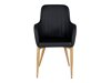 Καρέκλα Dallas 158 (Μαύρο + Καφέ)
