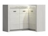 Γωνιακό ντουλάπι Stanton C112 (Craft λευκό)