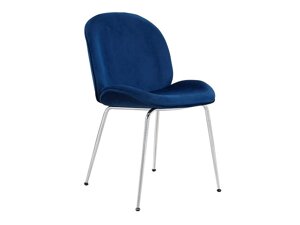 Cadeira Charleston 200 (Azul + Prata)
