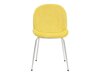 Καρέκλα Charleston 200 (Κίτρινο + Ασημί)
