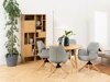 Cadeira Oakland 499 (Cinzento claro + Brilhante madeira)