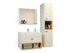 Set de baño Providence J100 (Blanco + Roble Artisan)