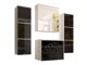 Set bagno Tucson 105 (Bianco + Nero lucido)