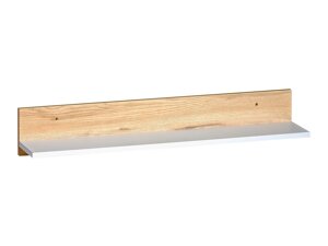 Mensola Ogden H106 (Bianco + Luminoso legno)
