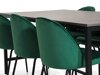 Маса и столове за трапезария In Living 357 (Зелен)