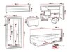 Möbel-Set Providence H117 (Graphit + Weiss + Artisan Eichenholzoptik + Avellinicht 101)