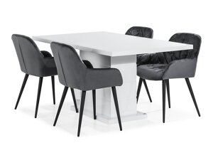 Маса и столове за трапезария Scandinavian Choice 791 (Сив)