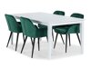 Маса и столове за трапезария Scandinavian Choice 810 (Зелен + Черен)