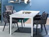 Маса и столове за трапезария Scandinavian Choice 810 (Сив + Черен)