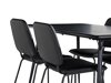 Маса и столове за трапезария Parkland 222 (Черен)