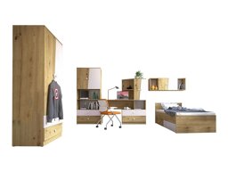 Möbel-Set Akron M118 (Artisan Eichenholzoptik + Weiß)