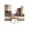 Juego de muebles Akron M119 (Roble Artisan + Blanco)