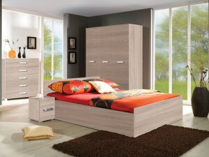 Schlafzimmer-Set Murrieta A138 (Sonoma eichenholz)