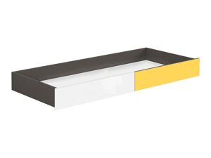 Ящик для постельного белья Boston H114 (Графит + Желтый + Белый)