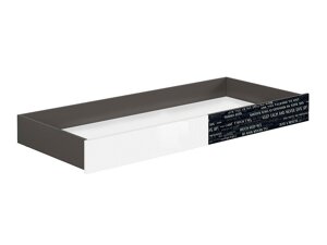 Ящик для постельного белья Boston H114 (Графит + Чёрный + Белый)