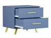 Set de mobilier Honolulu A114 (Albastru + Lux 06 + Lux 05)