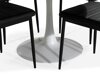 Маса и столове за трапезария Scandinavian Choice 760 (Черен + Бял)