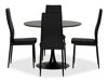 Маса и столове за трапезария Scandinavian Choice 760 (Черен)