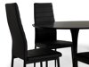 Маса и столове за трапезария Scandinavian Choice 760 (Черен)