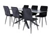 Маса и столове за трапезария Dallas 2697 (Черен)