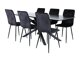 Маса и столове за трапезария Dallas 2697 (Черен)