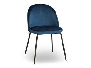 Cadeira Charleston 121 (Azul + Preto)