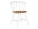 Καρέκλα Springfield 210 (Άσπρο + Καφέ)