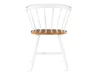 Καρέκλα Springfield 210 (Άσπρο + Καφέ)