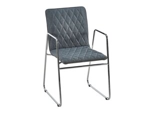 Καρέκλα Concept 55 211 (Γκρι + Ασημί)