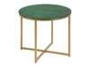 Sānu galds Oakland 712 (Zelts + Zaļš marmors)