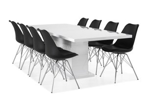 Маса и столове за трапезария Scandinavian Choice 588 (Черен)