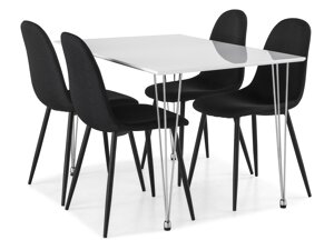 Маса и столове за трапезария Scandinavian Choice 651 (Черен)