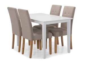 Маса и столове за трапезария Scandinavian Choice 715 (Beige)