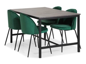 Маса и столове за трапезария Charleston 150 (Зелен)