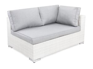 Sofá para o exterior Comfort Garden 1375 (Branco + Cinzento)