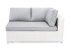 Sofá de exterior Comfort Garden 1375 (Blanco + Gris)
