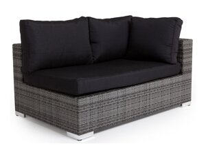 Outdoor-Sofa Comfort Garden 1375 (Grau + Schwarz)