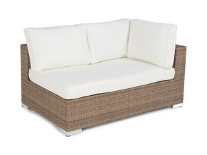 Outdoor-Sofa Comfort Garden 1375 (Braun + Weiß)