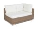Lauko sofa Comfort Garden 1375 (Ruda + Balta)