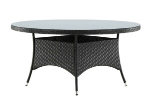 Kerti asztal Dallas 667 (Fekete + Szürke)