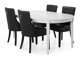 Маса и столове за трапезария Provo 115 (Черен)