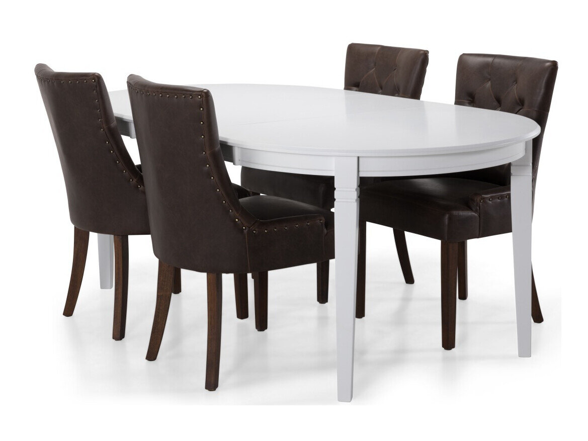 Set pranzo salvaspazio in polyrattan moka tavolo con piano in vetro 115x115  cm con 4 poltrone