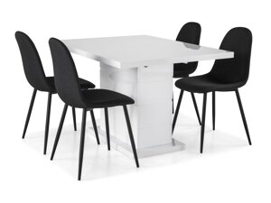 Маса и столове за трапезария Scandinavian Choice 581 (Черен)