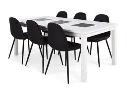 Маса и столове за трапезария Scandinavian Choice 595 (Черен)